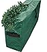 Christmas Tree Storage Bag Extra Large up to 9 ft Disassembled Artificial Xmas Tree is Durable Water Resistant Protection from Dirt Dust Bugs, etc. +Bonus Side Handles (Extra Large, Dark Green)