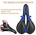 Pioneeryao Bike Seat Road Bike Saddle Replacement Bicycle Saddle for Men and Women Mountain Bike Comfortable Professional Soft Padded Bike Saddle Including Rain Cover
