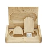 Maple Wood USB Flash Drive with Wooden Box U Disk Memory Stick Pen drive (16GB, 3.0)