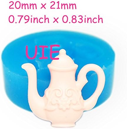 034LBF Teapot Mold Flexible Silicone Mold Dollhouse Miniature Deco Polymer Clay Scrapbooking Mold Gumpaste Fondant Resin Mold