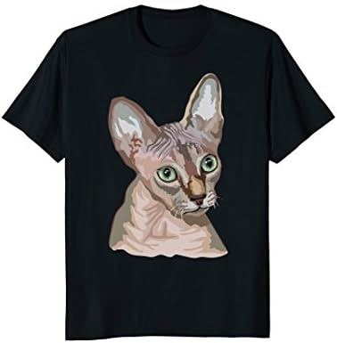 Sphynx Cat T-shirt Perfect Gift For Cat Lovers Cute Graphic