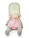 Bunnies By The Bay Elsie Plush Toy, Pink/Grey Stripe
