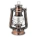 YAKii Vintage Style 12-LED Metal Oil Lamp,Hurricane Lantern(Antique Copper)