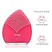SUNMAY Sonic Face Cleanser and Massager Brush with Timmer, Rechargeable IPX5 Waterproof Organic Silicone Facial Cleansing Brush
