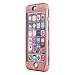 iPhone 6S Plus Case Pandawell™ Shockproof Hybrid High Impact Hard Plastic+Soft Silicon Rubber Armor Defender Case Cover for Apple iPhone 6S Plus / 6 Plus 5.5 inch - All Rose Gold