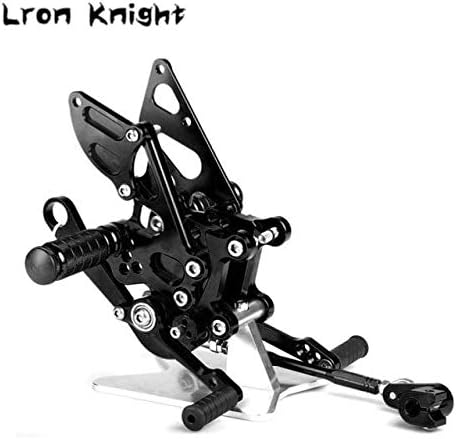 Frames & Fittings for Aprilia RSV4 2009-2017 2010 2011 2012 Motorcycle Accessories CNC Aluminum Footrest Rear Sets Adjustable Rearset Foot Pegs - (Color: Black)