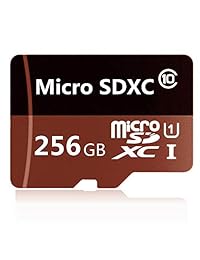 NATTEW Tarjeta Micro SD SDXC clase 10 de 256 GB tarjeta de memoria flash con adaptador gratis, diseñada para teléfonos inteligentes Android, tabletas y otros