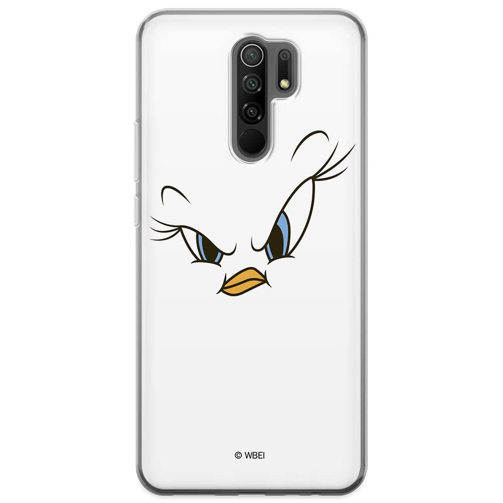 ERT GROUP mobile phone case for Xiaomi REDMI 9 original and officially Licensed Looney Tunes pattern Tweety 001 optimally adapted to the shape of the mobile phone, case made of TPU
