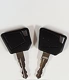 Pair (2 keys) Keyman JCB Equipment Key-Ignition key for Bobcat, Bomag, Caterpillar, Dynapac, Ford, Gehl, Hamm, Hang, JCB, Moxy, New Holland, Rayco, Sky Trak, Terex, Vibromax, Volvo, Part Number 14607