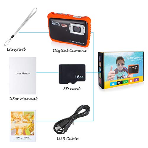 6 Waterproof+FLAGPOWER+Camcorder+Display+Digital