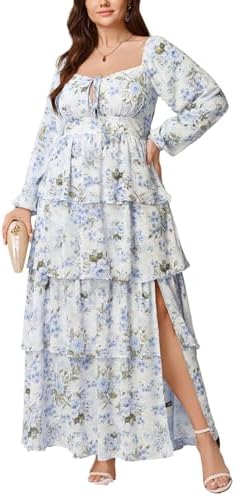 jaiden floral tiered maxi dress Jaiden Floral Tiered Maxi Dress