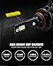 OXILAM 9012/HIR2 LED Headlight Bulbs Conversion Kit 10,000 Lumens Extremely Bright All-in-One Mini Design IP67 CSP Chipsets 6000K Cool White -2 Year Warranty (Pack of 2)