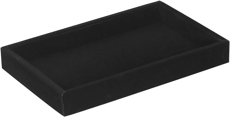 Danigrefinb Stylish Velvet Cloth Rings Earrings Bracelet Jewelry Display Stand Plate Tray Jewelry Boxes Cases for Women