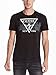 GUESS Factory Men's New York Graphic Logo Crewneck Short Sleeve Tee Jet Black