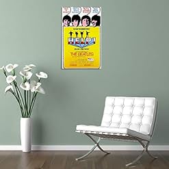 XYDQ Poster décoratif sur toile The Beatles Help British – 50 x 75 cm - Les Beatles, Paul McCartney, John Lennon, RIngo Starr, George Harrison XYDQ Poster décoratif sur toile The Beatles Help British - 50 x 75 cm – Image 5
