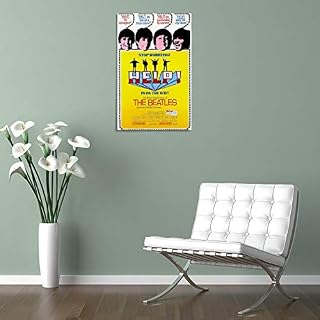 XYDQ Poster décoratif sur toile The Beatles Help British – 50 x 75 cm - Les Beatles, Paul McCartney, John Lennon, RIngo Starr, George Harrison XYDQ Poster décoratif sur toile The Beatles Help British - 50 x 75 cm – Image 5