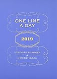 One Line a Day 2019 12-Month Planner & Memory Book