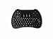 MXQ H9 2.4GHz Black Mini Wireless Keyboard with Touchpad Air Mouse Remote for Android TV BOX,XBOX 360,PC, iPad, PS3
