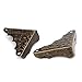 BQLZR Vintage Antique Decorative Corner Guards Desk Cover Bronze Pack of 20
