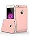 iPhone 6s case, iPhone 6 case,KimHee 3 in 1 Ultra Thin Slim Non Slip Design Hybrid Case Metal Textured Grip Anti Slip Skin& A Matte Touch for apple iphone 6s-Rose Gold(4.7inch)