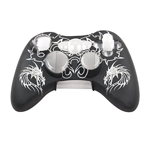 WINOMO Soft Silicone Protective Skin Case Cover for Xbox 360 Controller (White)