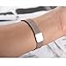 bayite for Fitbit Alta HR and Alta Bands, Replacement Milanese Loop Stainless Metal Mesh Bands Women Men Small Champagne Gold