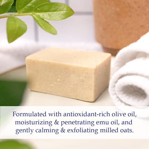 Noble Formula 2 Pyrithione Zinc (ZnP) Original Emu Bar Soap, 3.25 oz