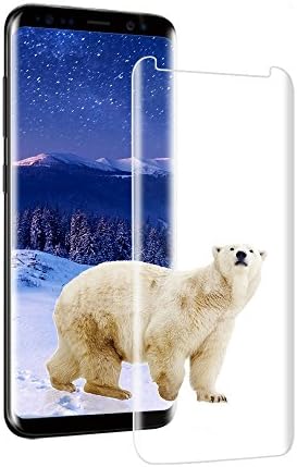 iTURBOS Samsung Galaxy S8 Plus Screen Protector 3D Curved Tempered [Anti-Bubble][9H Hardness] [HD Clear][Anti-Scratch][Case Friendly] Glass Screen Film for Samsung Galaxy S8 Plus