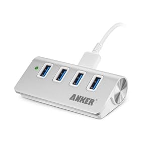 Anker USB3.0 高速ハブ 4ポート ポータブルバスパワー 日本語説明書付き