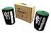 HopOn Slacklines Slackline Tree Protector Kit - 2 piece Tree Guards by Regular & Long - Durable Green or Black Non-Slip Felt Wrap Pads with Velcro for Outdoor Use - Easy Install