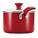 SilverStone Ceramic Nonstick Cookware Pots and Pans Set, 12 Piece, Chili Red