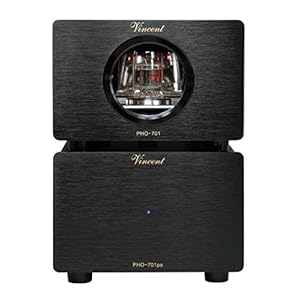 Vincent PHO-701, high-end phono-voorversterker, externe voeding, USB-uitgang voor het digitaliseren van vinylplaten…