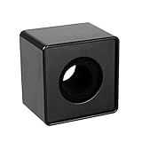 Foxnovo Square Cube Shaped Interview Mic Microphone Logo Flag Station Logo