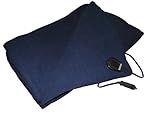 Max Burton 6997 12-Volt Heated Blanket, 59" x 43", Keep Comfortably Warm On Road Trips or While Camping, 8 Foot Power Cord Plugs Into Any 12-Volt Receptacle