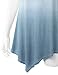 Doublju Scoop Neck Tie-Dye Ombre Tunic Top for Women with Plus Size
