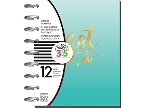 Create 365 medium happy fitness planner, get fit, 12 mo…