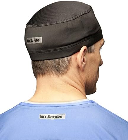 TiScrubs Men's Surgical Skull Hat Scrub Cap