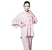 ZooBoo Women's Chinese Traditional Tai Chi Uniform Short Sleeves Morning Exercises Kung Fu Clothing