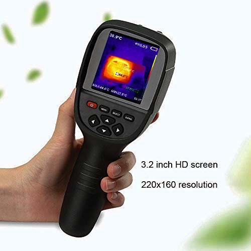 Professionelle Tragbare Infrarot-Wärmebildkamera, 220 x 160 Pixel, 3,2-Zoll-Infrarotanzeige, mit 3G-Speicherkarte – Bild 4