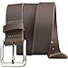 Nickel Smart Roan Mountain Brown Leather Belt - 36