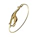 SENFAI 3 Styles Gold and Silver Color Female Lovely Cute Jewelry Giraffe Bangle Bracelet