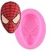 Astra Gourmet 3 Pack 3D Silicone Molds in Superman Logo, Spiderman Face and Batman Face For Sugarcraft, Fondant, Chocolate, Gum Paste, Marzipan or Craft Clays For Cake or Cupcake Decorating