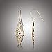 Sterling Silver Celtic Design Oval Dangle Earrings