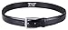 Sportoli Men's Genuine Leather Classic Stitched Casual Belt - Black Brown Tan