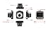 SENWOW Full HD 1080P Car DVR, 2.0 inch 170 Degree Angle View HD Dash Cam Dashboard Camcorder Vehicle Camera with G-Sensor, Night vision, WDR, 6-Glass Lens, Motion Detection, Come with 16GB TF Card