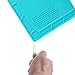 Eachway 13.4 x 9.1 inch Heat Insulation Silicone Pad Desk Mat Maintenance Platform BGA Soldering Repair Station with Scale Ruler Repair Mat