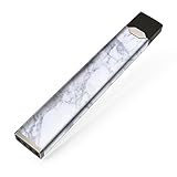 Skin Decal Vinyl Wrap for JUUL Vape Skins Stickers Cover / Grey White Standard Marble