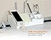 Bostitch Office Konnect USB Charging Phone Stand, Vertical or Horizontal Docking, White (KT-PHONE-WHITE)