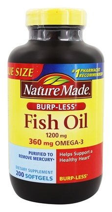 Nature made fish oil, 1200 mg, liquid softgels, value s…