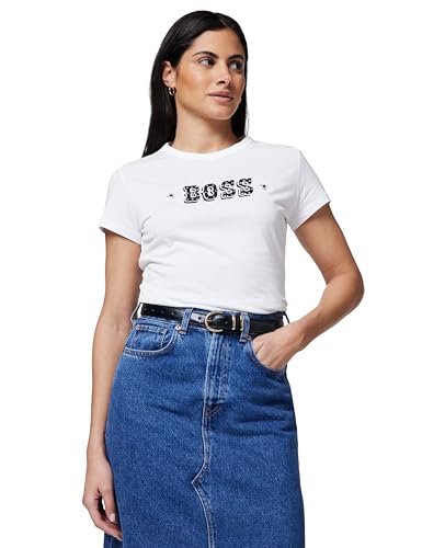 BOSS Women's T-Shirt, 001black, S